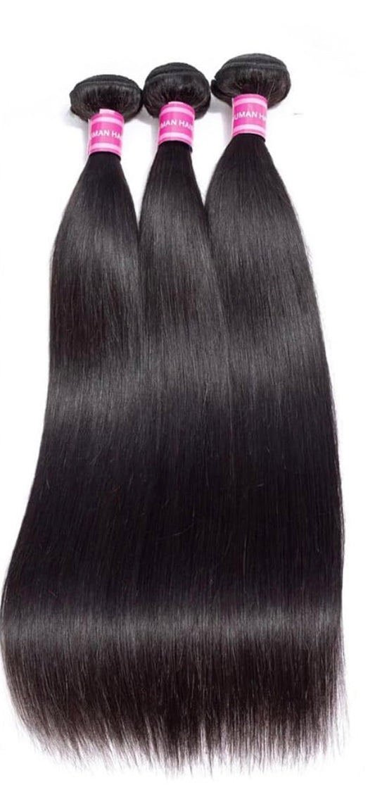 STRAIGHT VIRGIN  Human HAIR BUNDLES